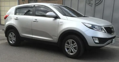 Дефлекторы окон (ветровики) Kia Sportage III 2010 (Киа Спортаж) Кобра Тюнинг